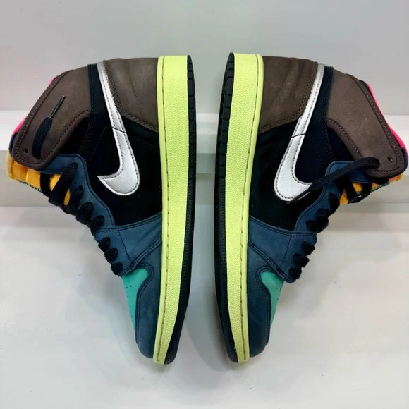 🔥🤯🦄Rare Jordan 1 Tokyo Biohack GS 6.5Y/Women 8 Cyberpunk Dystopian Streetwear - Picture 5 of 16